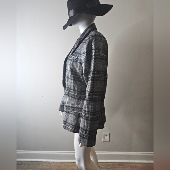 L'Agence Tweed Pattern Blazer SZ 12 - Picture 7 of 7